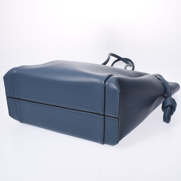 Loewe Flamenco Knot Tote Steel Blue Calfskin Bag - Picture 6 of 9